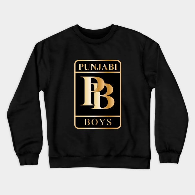 Punjabi Boys Crewneck Sweatshirt by Guri386